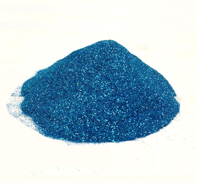B0706浅蓝1/128金葱粉（高温六角形）
